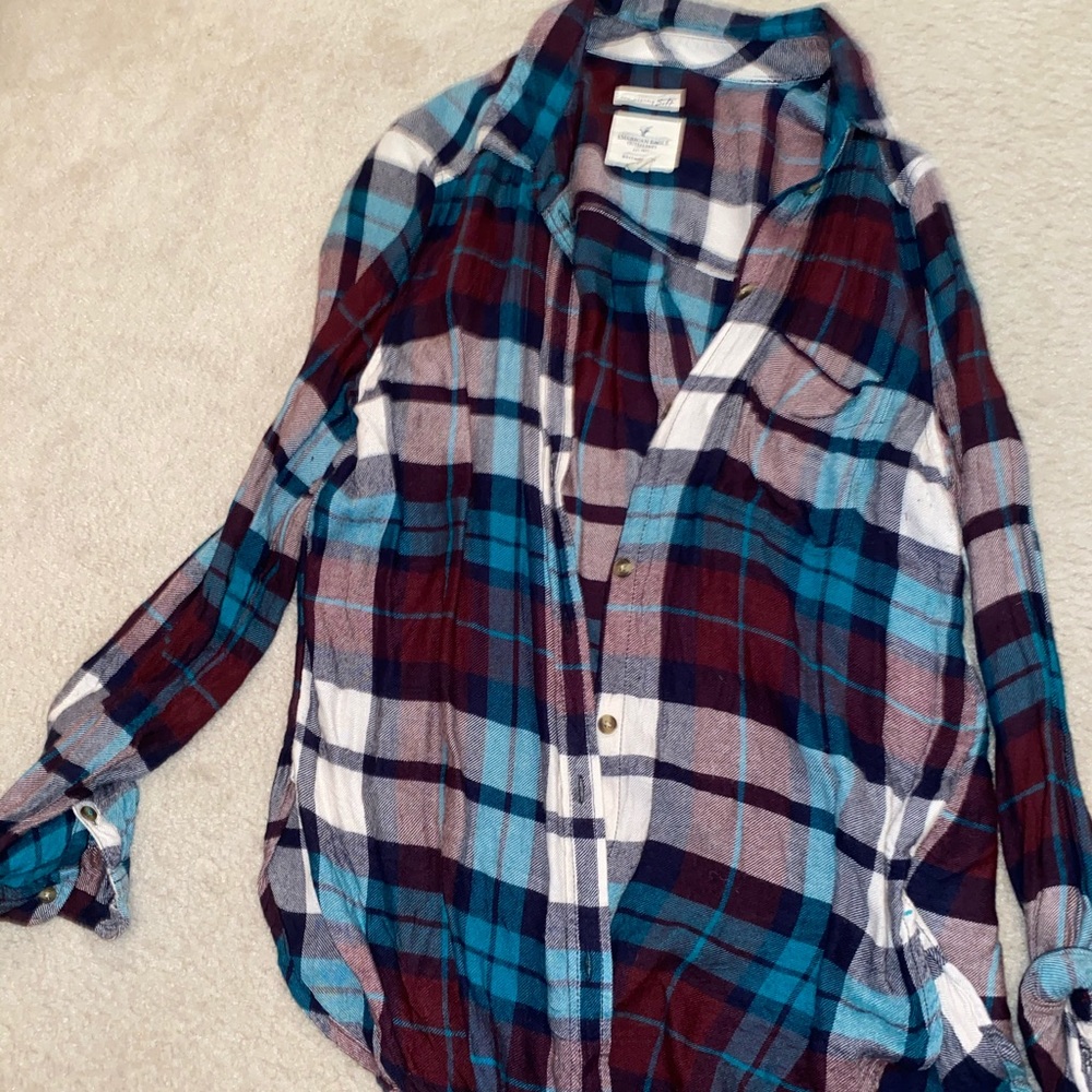 Size Small American Eagle Flannel Ladies